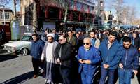 حضور پر شور دانشگاهیان علوم پزشکی ارومیه در راهپیمایی با شکوه 22 بهمن 